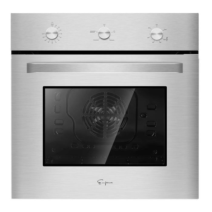 Empava 24" Single Natural Gas Wall Oven - 2.3 cu. ft., EMPV-24WO08 Empava