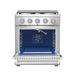 Empava 30" Slide-In Single Oven Natural Gas Range with 4 Burners - 4.2 cu. ft., EMPV-30GR03 Empava