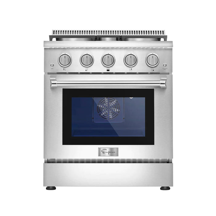 Empava 30" Slide-In Single Oven Natural Gas Range with 4 Burners - 4.2 cu. ft., EMPV-30GR03 Empava