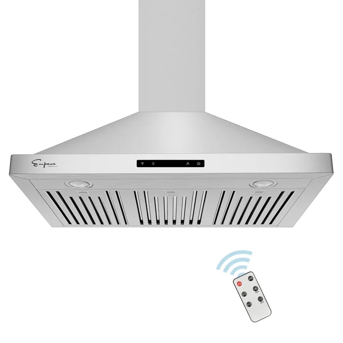 Empava 3-Appliance Package - Empava 24" Natural Gas Oven, Empava 30" Cooktop, Empava 30" Wall Mount Range Hood, AP-EMPV-24WO09 Empava