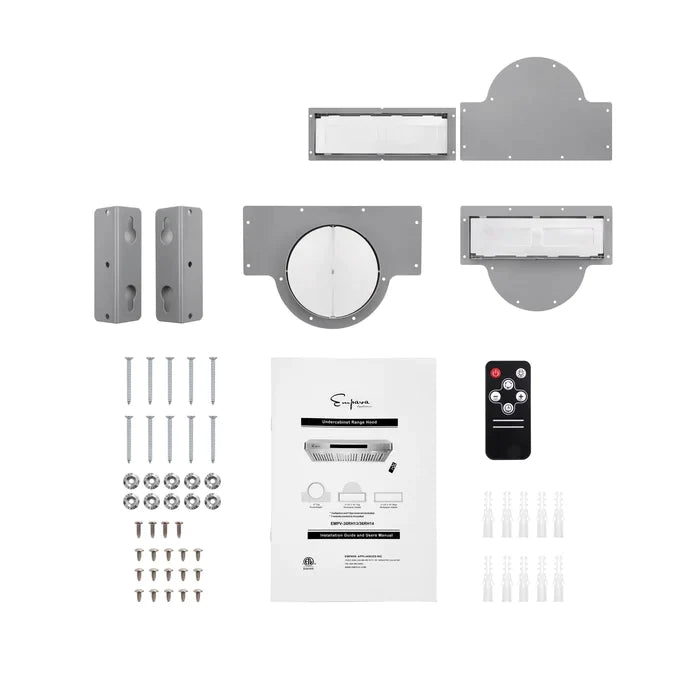 Empava 30" 500 CFM Ultra Slim Ducted Under Cabinet Range Hood, EMPV-30RH13 Empava