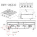 Empava 30" Built-In Natural Gas Cooktop with 4 Burners, EMPV-30GC30 Empava