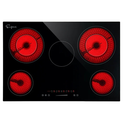 Empava 30" Electric Smooth Surface Radiant Cooktop with 5 Elements, EMPV-30REC13 Empava