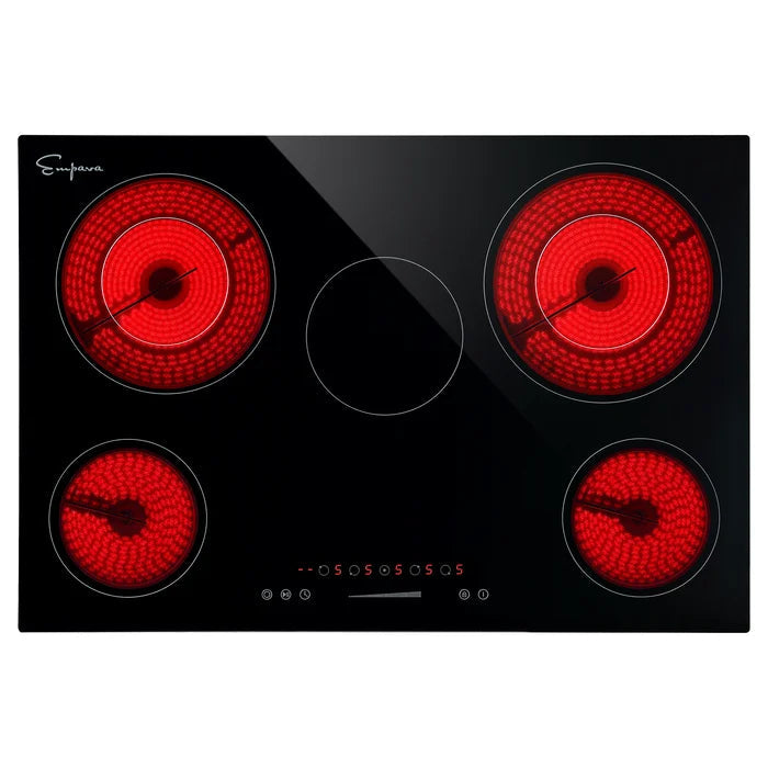Empava 30" Electric Smooth Surface Radiant Cooktop with 5 Elements, EMPV-30REC13 Empava