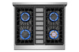 Empava 30" Slide-In Single Oven Natural Gas Range with 4 Burners - 4.2 cu. ft., EMPV-30GR03 Empava