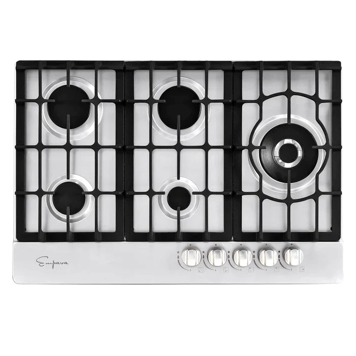 Empava 30" Stainless Steel Built-In Cooktop with 5 Gas Burners, EMPV-30GC38 Empava