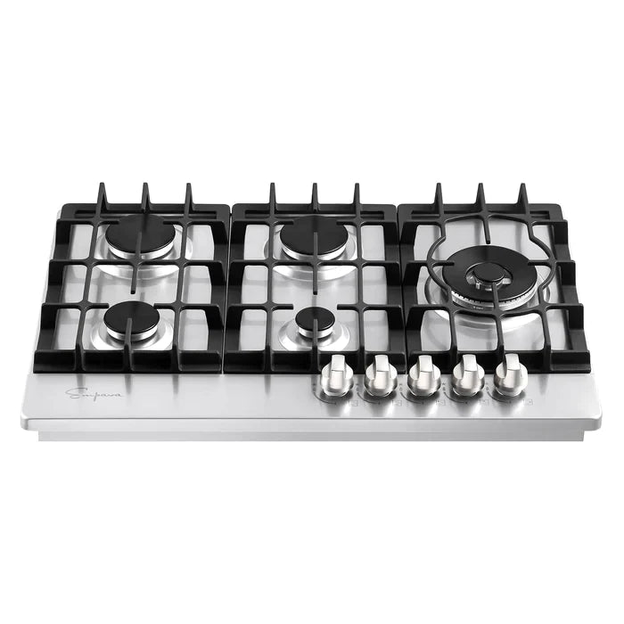 Empava 30" Stainless Steel Built-In Cooktop with 5 Gas Burners, EMPV-30GC38 Empava