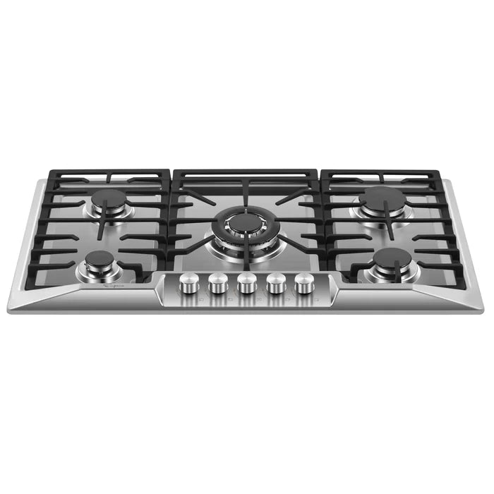Empava 36" Stainless Steel Built-In Cooktop with 5 Gas Burners, EMPV-36GC23 Empava