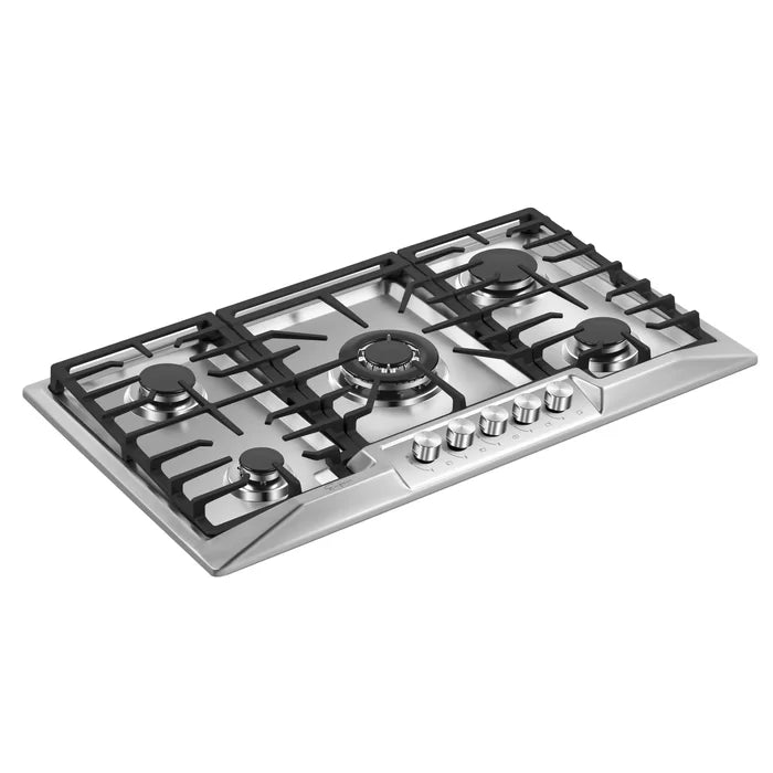 Empava 36" Stainless Steel Built-In Cooktop with 5 Gas Burners, EMPV-36GC23