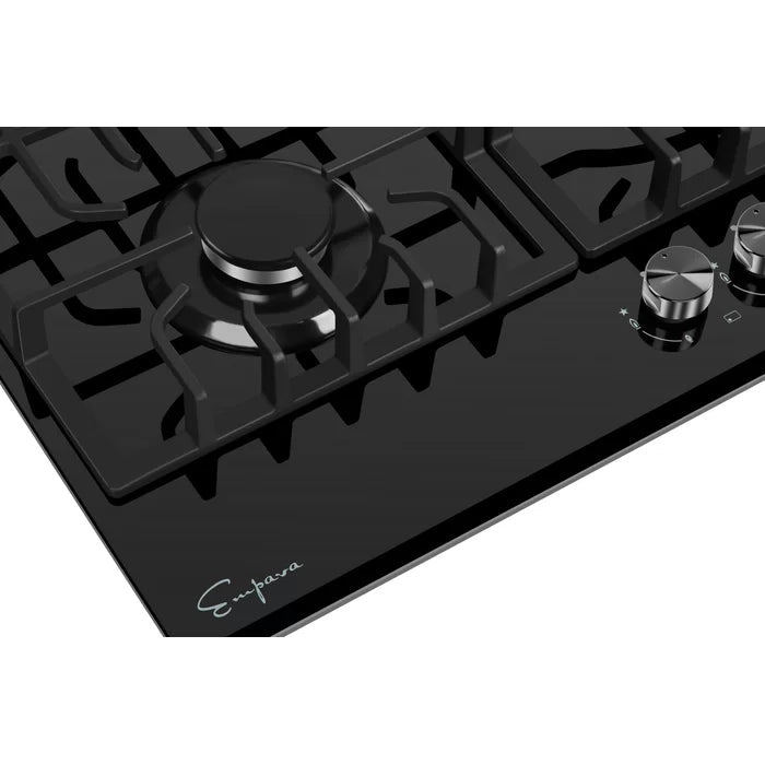 Empava 36" Built-In Cooktop with 5 Gas Burners in Black, EMPV-36GC27 Empava