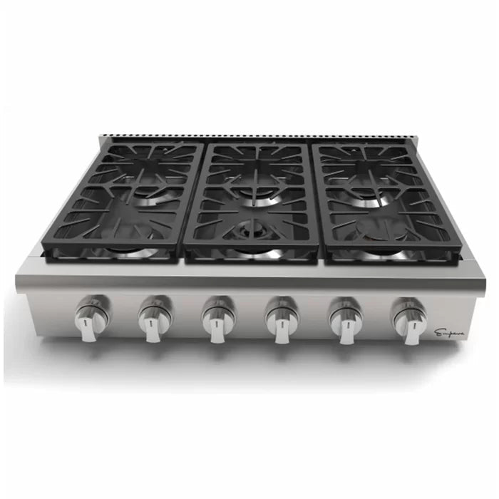Empava 36" Built-In Natural Gas Cooktop with 6 Burners, EMPV-36GC31 Empava