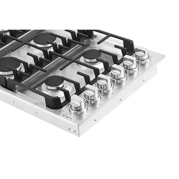 Empava 36" Stainless Steel Built-In Cooktop with 6 Gas Burners, EMPV-36GC34 Empava