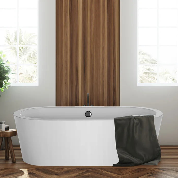 Empava 59" Freestanding Soaking Bathtub, EMPV-59FT1505 Empava