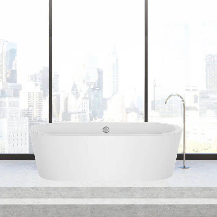 Empava 59" Freestanding Soaking Bathtub, EMPV-59FT1505 Empava