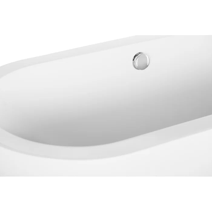 Empava 59" Freestanding Soaking Bathtub, EMPV-59FT1505 Empava