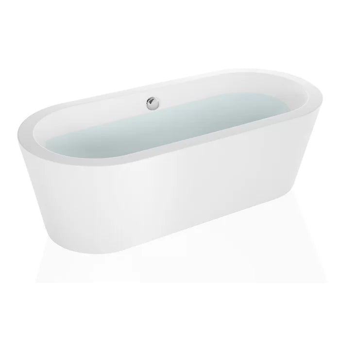Empava 59" Freestanding Soaking Bathtub, EMPV-59FT1505 Empava