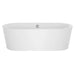 Empava 59" Freestanding Soaking Bathtub, EMPV-59FT1505 Empava