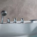 Empava 59" Freestanding Round Whirlpool Bathtub with with Right Drain, EMPV-59JT005 Empava