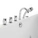 Empava 67" Freestanding Whirlpool Acrylic Bathtub with Faucet, EMPV-67AIS03 Empava