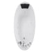 Empava 67" Freestanding Whirlpool Acrylic Bathtub with Faucet, EMPV-67AIS02 Empava