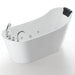 Empava 67" Freestanding Oval Whirlpool Bathtub with Faucet, EMPV-67AIS09 Empava