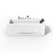 Empava 67" Modern Alcove Combination Massage Thermostatic LED Bathtub with Left Drain, EMPV-67JT351LED Empava