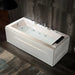Empava 67" Modern Alcove Combination Massage Thermostatic LED Bathtub with Left Drain, EMPV-67JT351LED Empava