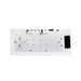Empava 67" Modern Alcove Combination Massage Thermostatic LED Bathtub with Left Drain, EMPV-67JT351LED Empava