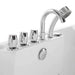 Empava 67" Freestanding Whirlpool Bathtub with Faucet, EMPV-67AIS01 Empava