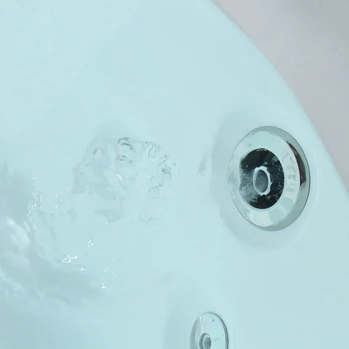 Empava 71" Alcove Whirlpool 2-Person Bathtub with Right Drain, EMPV-71JT667B Empava