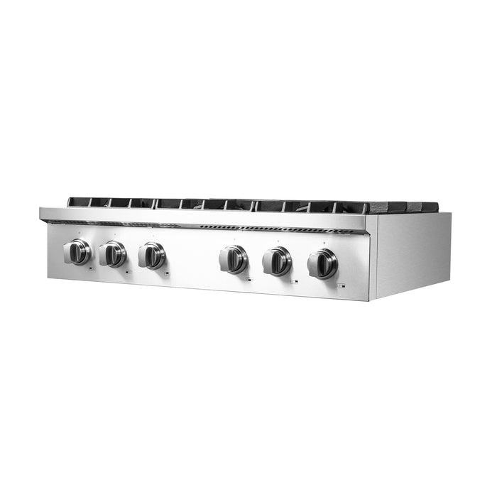 FORNO 36" Lseo Gas Cooktop With 6 Burners FCTGS5737-36 FORNO
