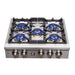 FORNO 30″ Gas Rangetop ALTA QUALITA Pro-Style 5 Sealed Brass Burners - FCTGS5751-30 FORNO