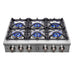 FORNO 36" Spezia Gas Cooktop With 6 Burners FCTGS5751-36 FORNO