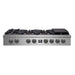 Forno Spezia 48-Inch Gas Rangetop, 8 Burners, Wok Ring and Grill/Griddle in Stainless Steel FCTGS5751-48 FORNO