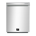 Forno 5-Piece Appliance Package - 30-Inch Electric Range, Wall Mount Range Hood, French Door Refrigerator, Dishwasher, and MicrowaveOven in Stainless Steel FORNO