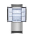FORNO 31" Gallipoli 17.5 Cu Ft French Door Refrigerator with Ice Maker in Stainless Steel With Built-in Style Grill And Trim - FFFFD1974-35SG FORNO