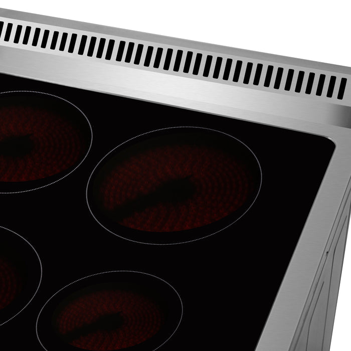 Forno 20″ Pallerano Pro-Style Electric Range with 4 Electric Burners Electric Range with 4 Element Burners - FFSEL6052-20 FORNO