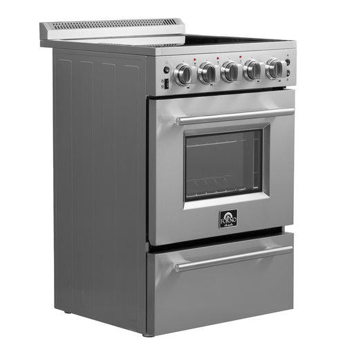 Forno 24″ Loiano Electric Range with 4 Electric Burners - FFSEL6069-24 FORNO