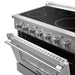 Forno 2-Piece Appliance Package - 36-Inch Electric Range and Wall Mount Range Hood in Stainless Steel FORNO