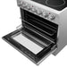 Forno 5-Piece Appliance Package - 36-Inch Electric Range, Wall Mount Range Hood, Pro-Style Refrigerator, Dishwasher, and Microwave Drawer in Stainless Steel FORNO