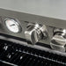 Alta Qualita 30-Inch Gas Range with 4 Burners & Temperature Gauge in - back view
