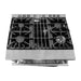 Alta Qualita 30-Inch Gas Range with 4 Burners & Temperature Gauge in - alternate view