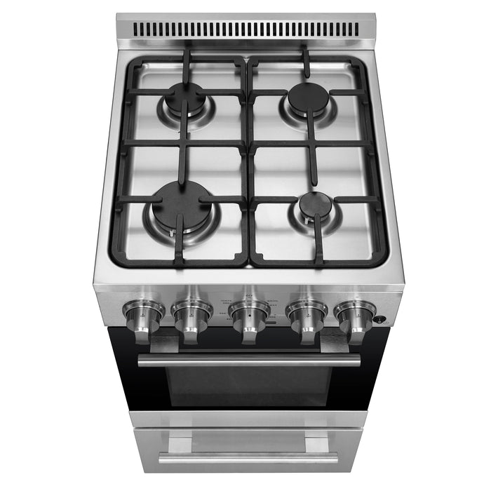 Forno 20″ Lamazze Gas Range with 4 Sealed Burners - FFSGS6265-20 FORNO