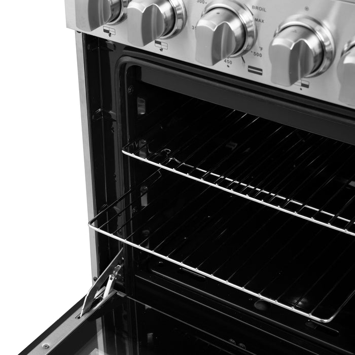 Forno 20″ Lamazze Gas Range with 4 Sealed Burners - FFSGS6265-20 FORNO