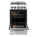 Forno 20″ Lamazze Gas Range with 4 Sealed Burners - FFSGS6265-20 FORNO