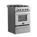 Forno 24″ Breno Gas Range with 4 Sealed Burners - FFSGS6272-24 FORNO