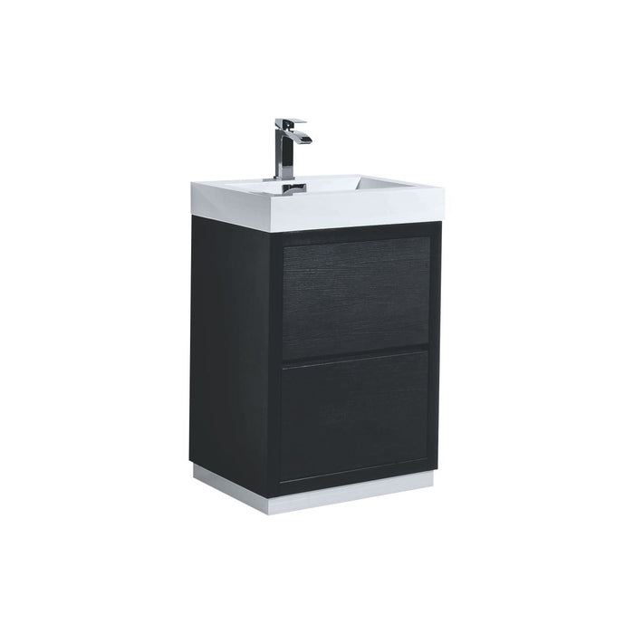 KubeBath Bliss Free Standing Modern Bathroom Vanity KubeBath