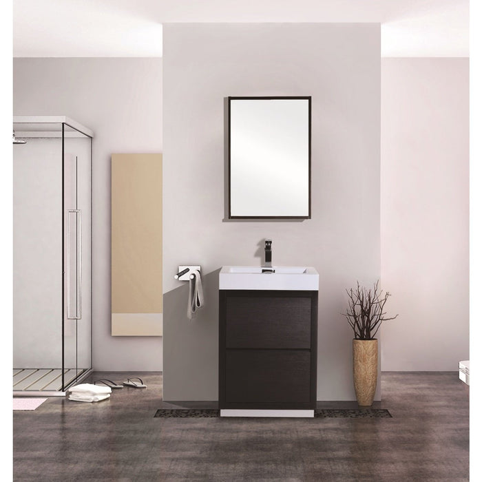 KubeBath Bliss Free Standing Modern Bathroom Vanity KubeBath