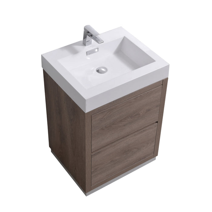 KubeBath Bliss Free Standing Modern Bathroom Vanity KubeBath