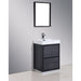 KubeBath Bliss Free Standing Modern Bathroom Vanity KubeBath